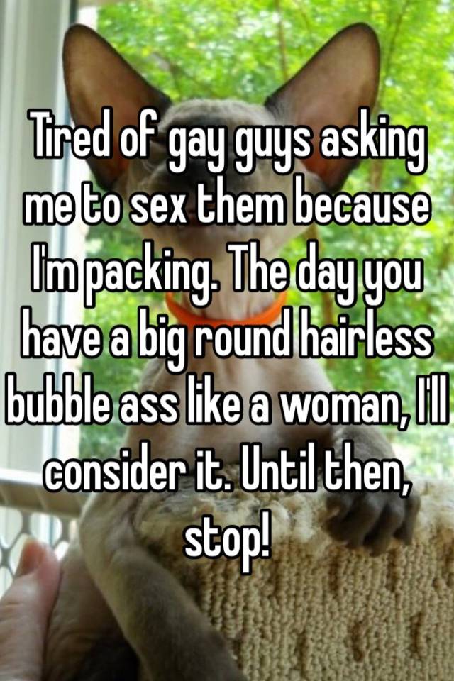 Gay Male Bubble Ass